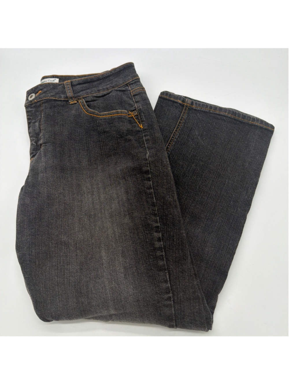 COLDWATER CREEK Boot Cut Jeans 14P Black